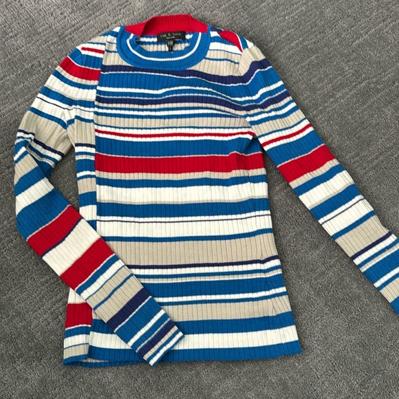 Rag and bone ribbed sweater top - Picture 1 of 3